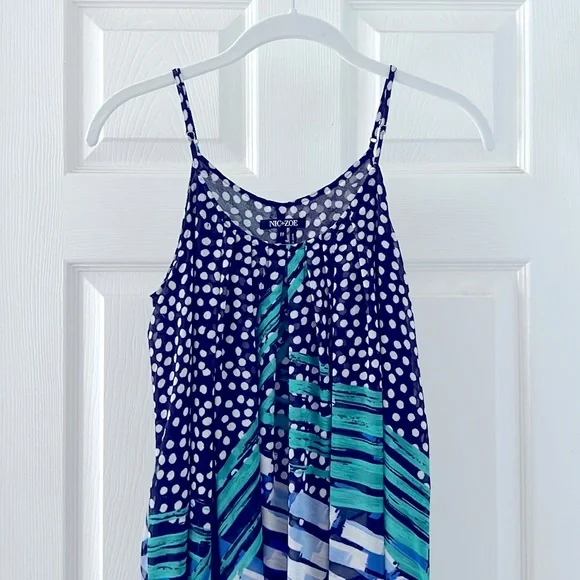 NIC+ZOE | Maxi Dress | PP | 0-2 | Bloom Me Away | Blue Green White | Lined | $35 - Picture 3 of 15